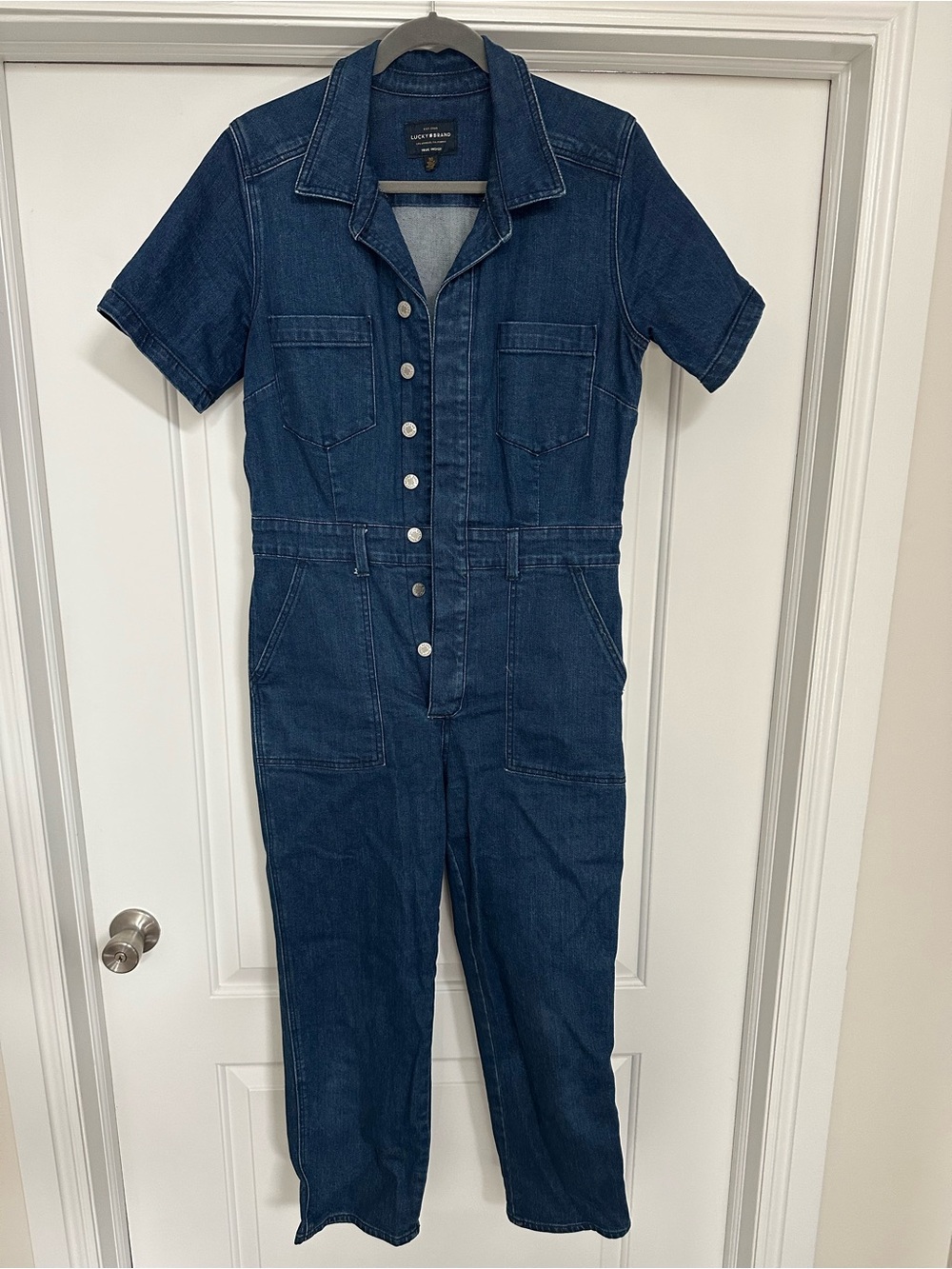 Lucky Brand Denim Utility Jumpsuit